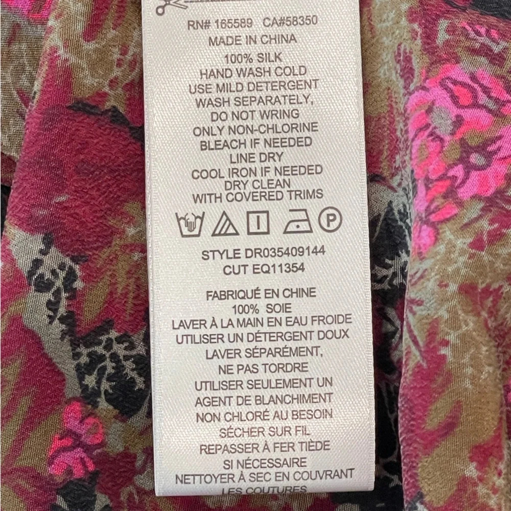 EQUIPMENT TEODORA ARCHIVAL SILK FLORAL DRESS - Picture 13 of 16